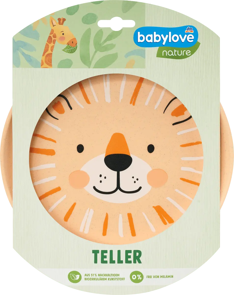 

Природная тарелка желтая 1шт. babylove