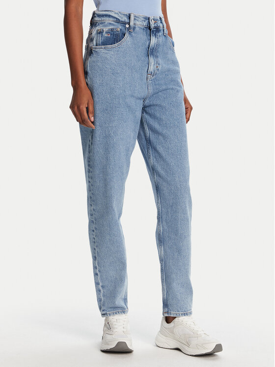 

Джинсы mom fit DW0DW21392 Tommy Jeans, синий