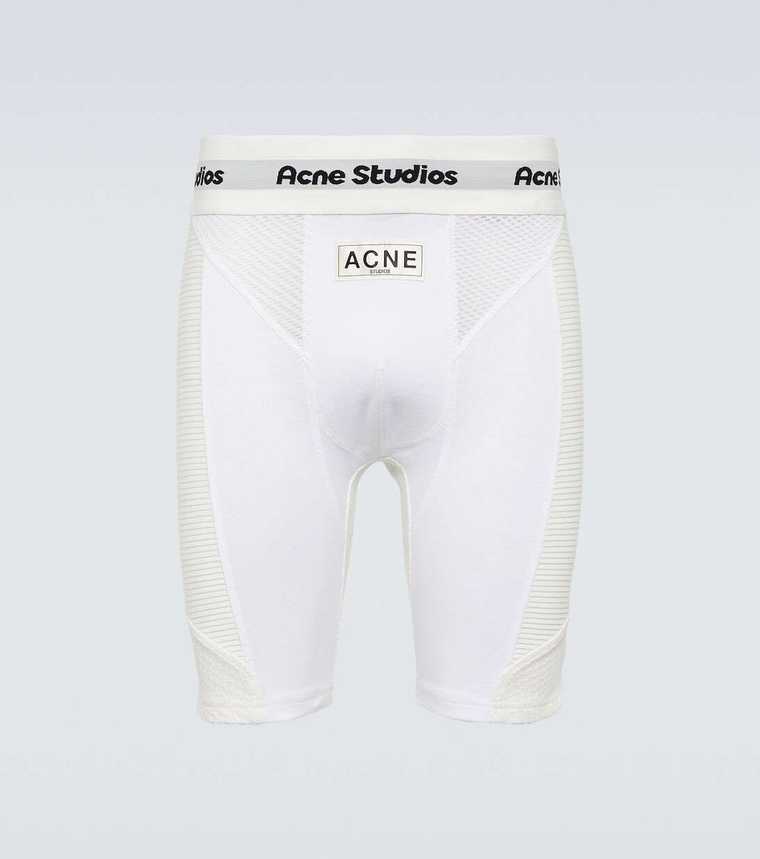 

Прямые брюки со средней посадкой Acne Studios, белый