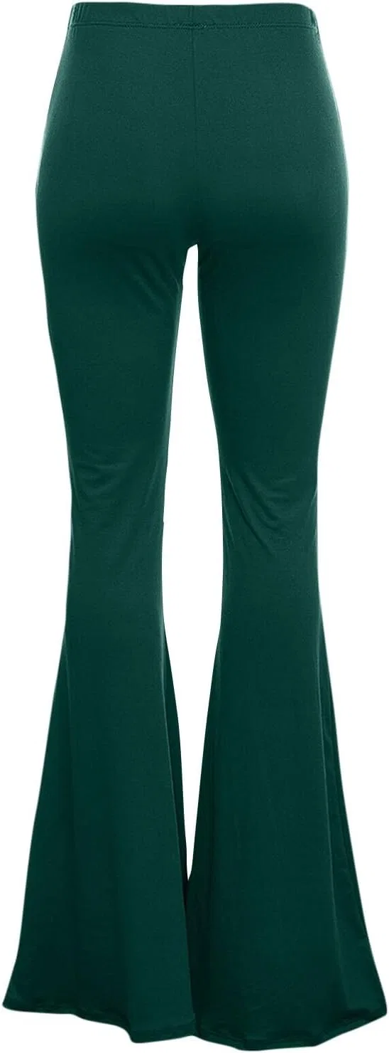 Леггинсы для фитнеса с завышенной талией, Bootcut, Green — фото 4