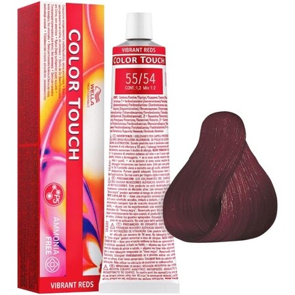 

Color Touch 55/54 Яркие красные интенсивные светло-коричневые цвета красного дерева и меди 60 мл, Wella