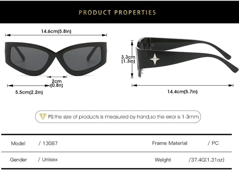 

Солнцезащитные очки MUTYNE «Кошачий глаз» для женщин, винтажные мужские солнцезащитные очки, модный стиль, хип-хоп, защитные очки с защитой от УФ-излучения UV400, Tea