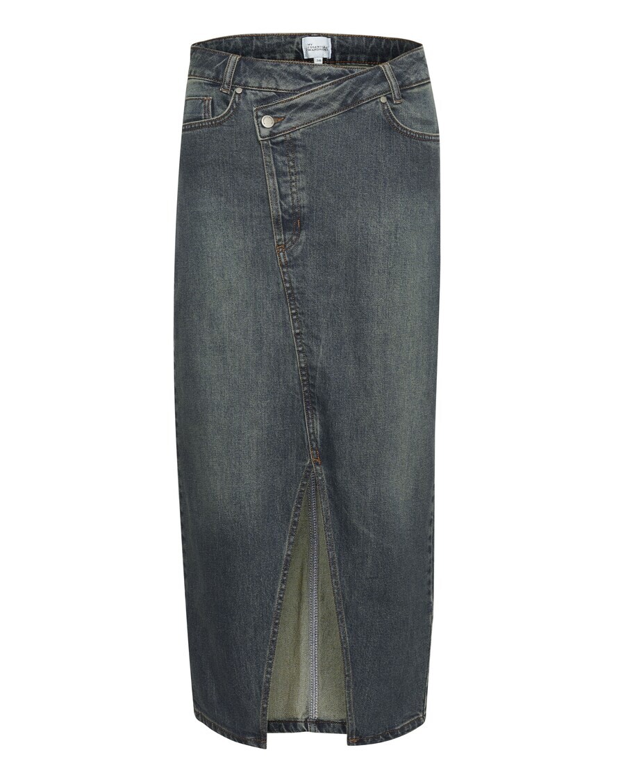 

Юбка миди My Essential Wardrobe Skirt Dalvi, темно-синий