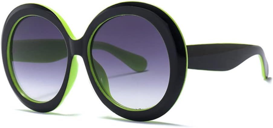 

Винтажные большие круглые солнцезащитные очки для женщин, коричневый градиент, увеличенного размера, модные женские солнцезащитные очки класса люкс с зеркальными линзами LVTFCO, D4