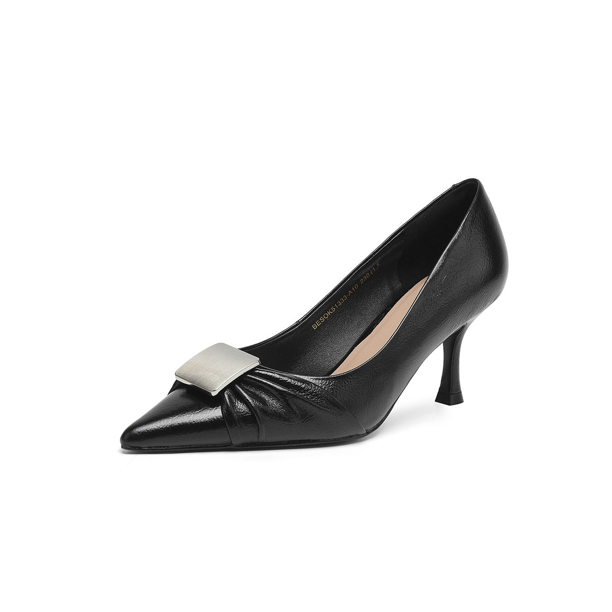 Туфли на тонком каблуке, высокие, 7 см, женские Bebe, Black