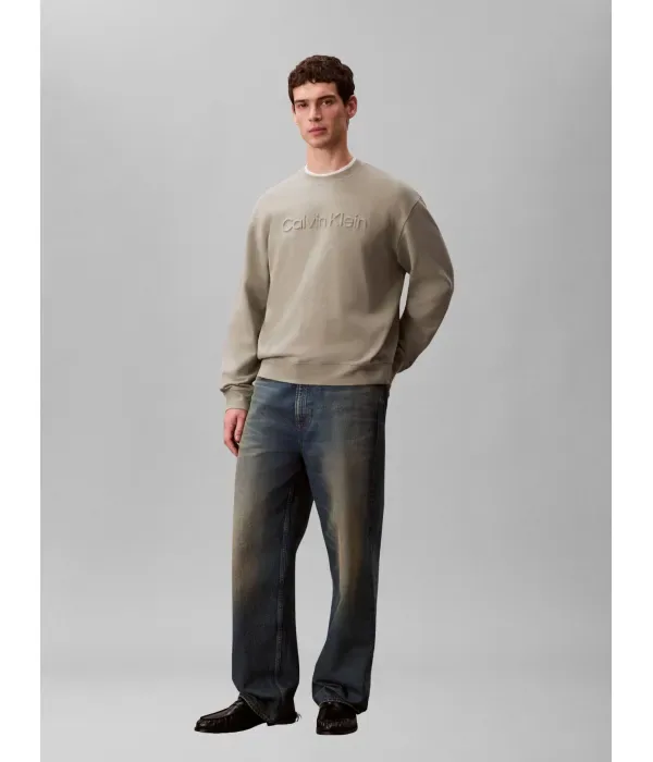 Толстовка regular fit Calvin Klein, зеленый — фото 2