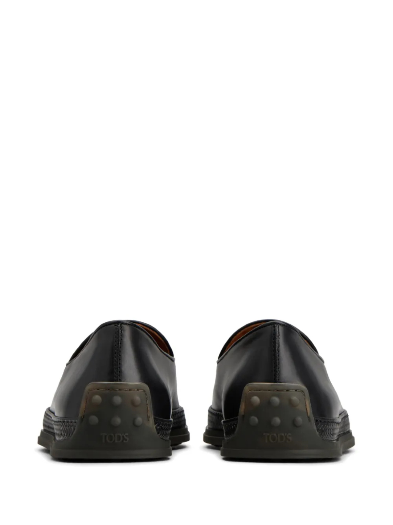 Tod's кожаные лоферы, черный — фото 3