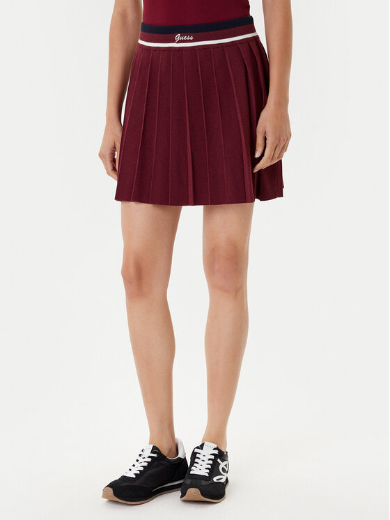 

Плиссированная юбка regular fit V5BD02 Z1152 Guess, красный