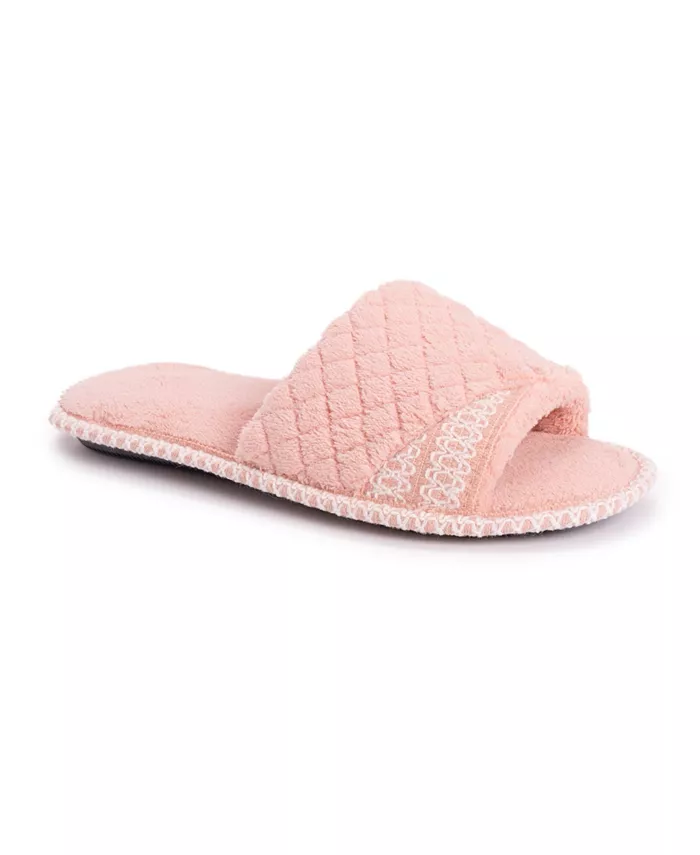 Женские шлепанцы Sally с открытым носком MUK LUKS, золотой