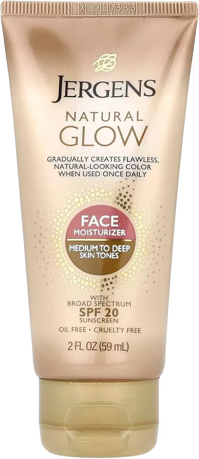Крем для лица автозагар Jergens Natural Glow с SPF 20, 59 мл