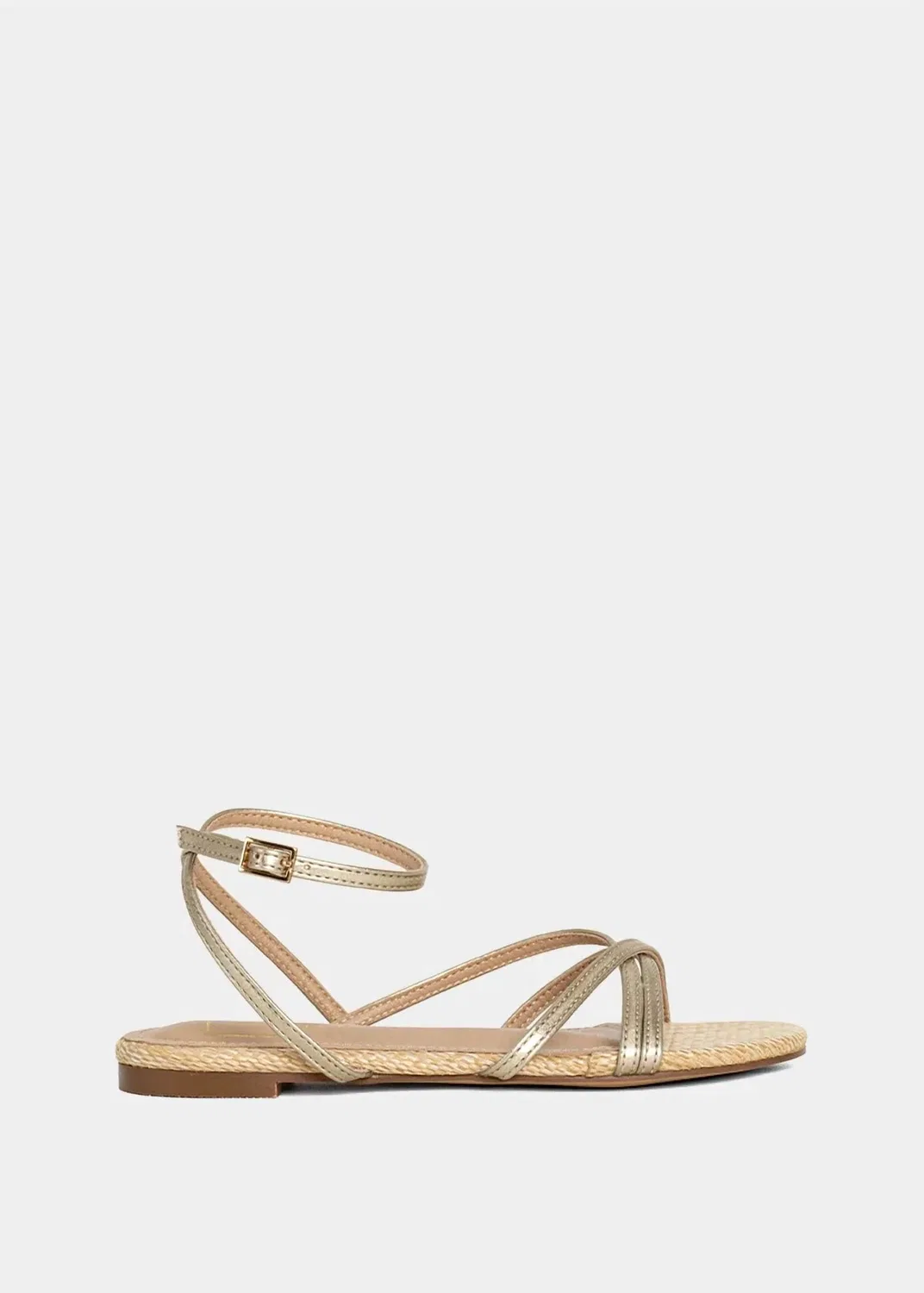 SHU SHOP Детские мини-сандалии Dana золотистого цвета