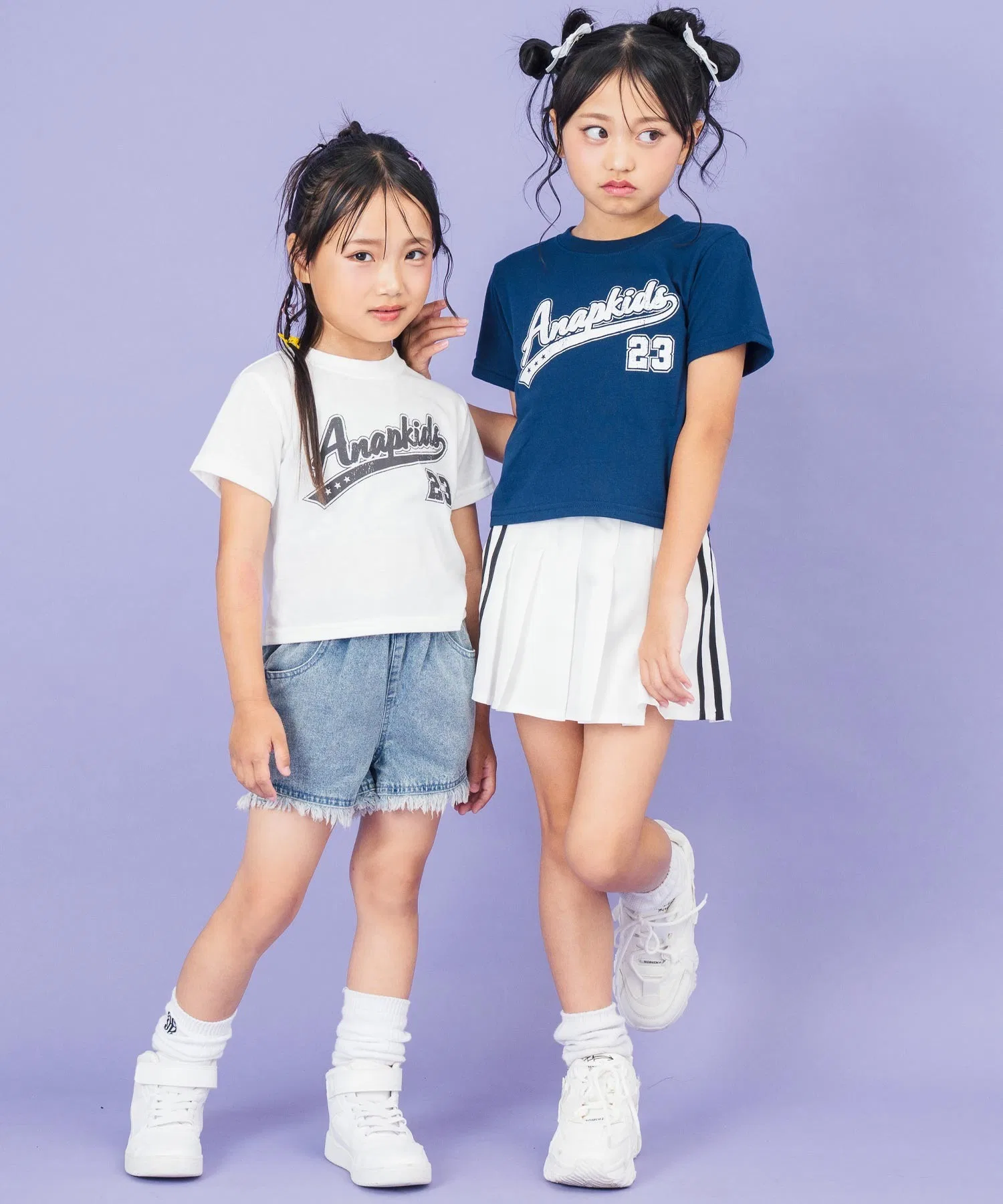 Детская футболка с логотипом ANAP kids тёмно-синяя — фото 3