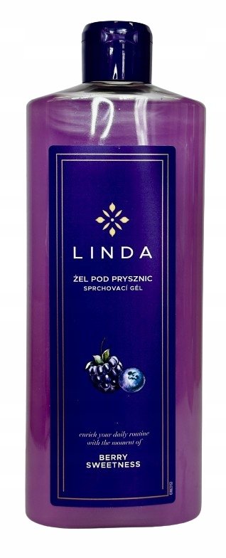 

Гель для душа Linda Creamy Fruity Vegan, 400 мл, сладкая ягода Inna marka