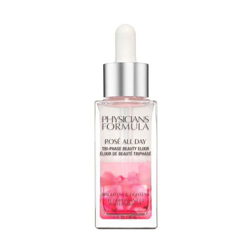 

Увлажняющая сыворотка для ухода за лицом Rose all day tri-phase sérum belleza facial Physicians formula, 30 мл