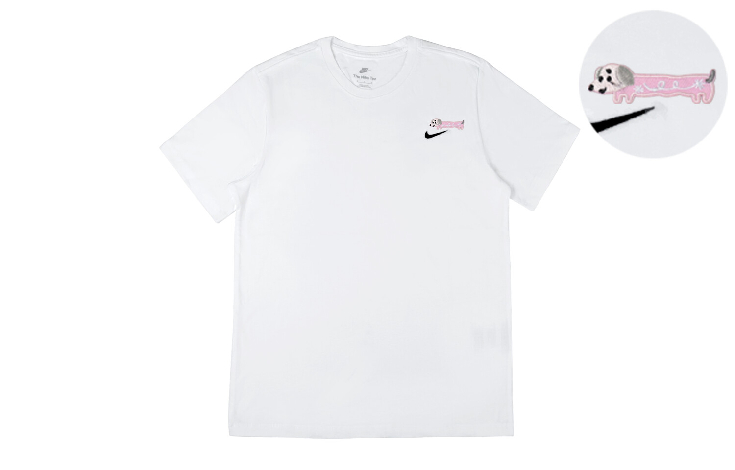 

Спортивная футболка мужская белая Nike, белый