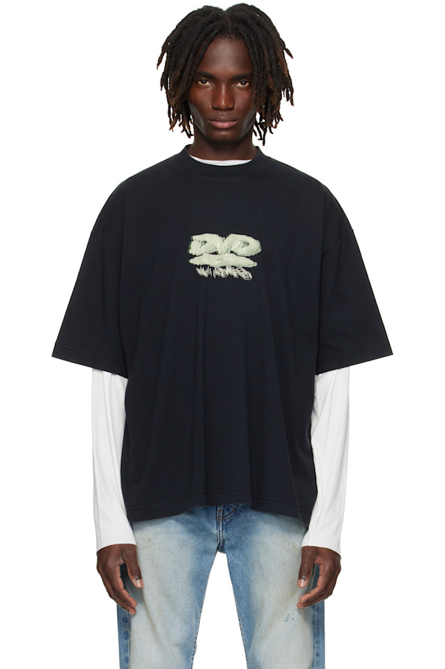 

Футболка Regular DVD Vetements, черный