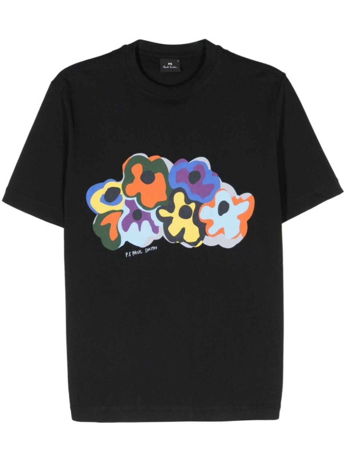 

PS Paul Smith футболка с ярким цветочным принтом, черный