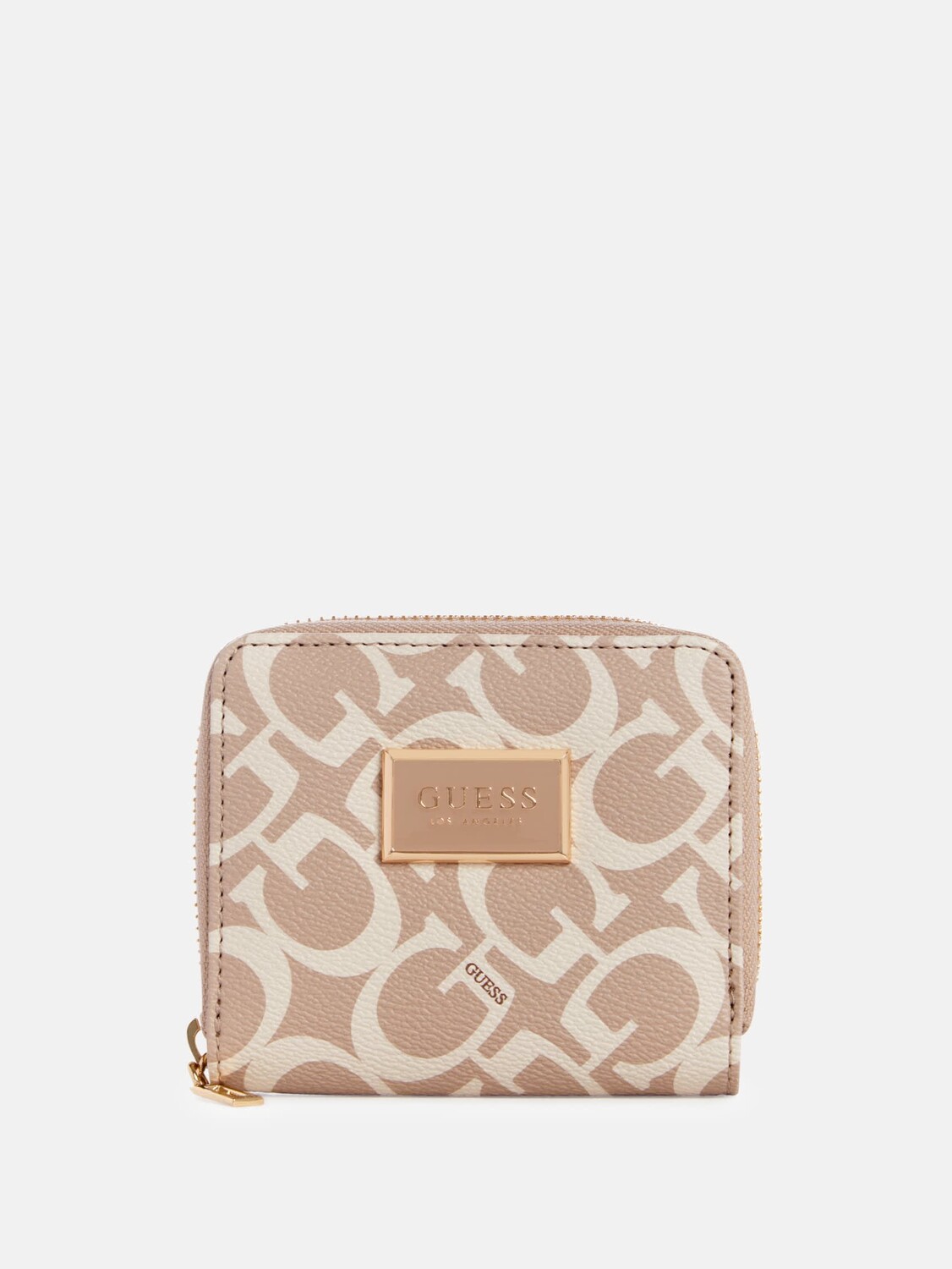 

Маленький кошелек Abree на молнии с логотипом Guess Factory, цвет Caramel