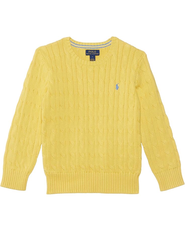 

Свитер Polo Ralph Lauren Kids Cable-Knit Cotton Sweater, цвет Oasis Yellow