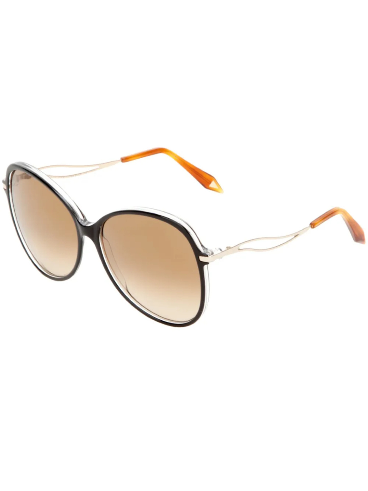 

Солнцезащитные очки Victoria Beckham Butterlfy Amber, черный