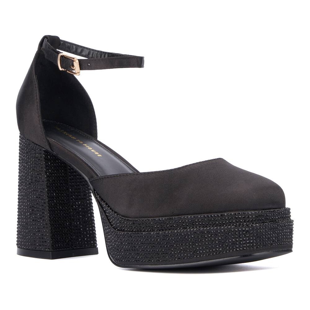Женские туфли-лодочки высокой ширины Fashion toFigure Martine 2 Fashion to Figure, черный