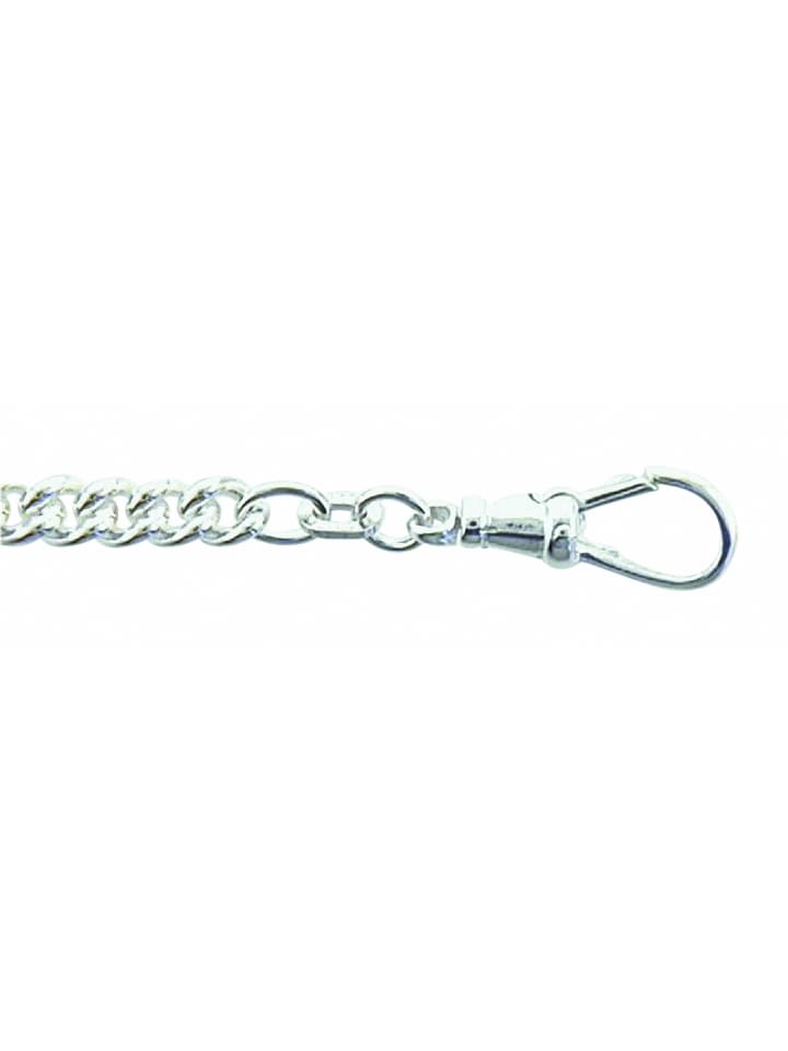 

Adeliás Мужская цепочка для часов из серебра 925 пробы, длина 26 см, диаметр 5 мм, серебристая