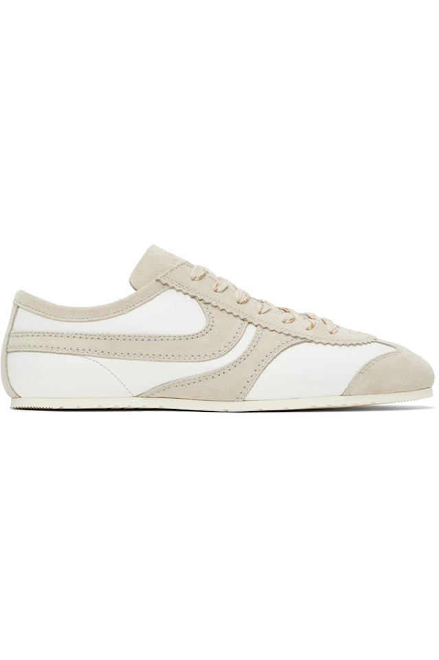 

Замшевые кроссовки Dries Van Noten, белый
