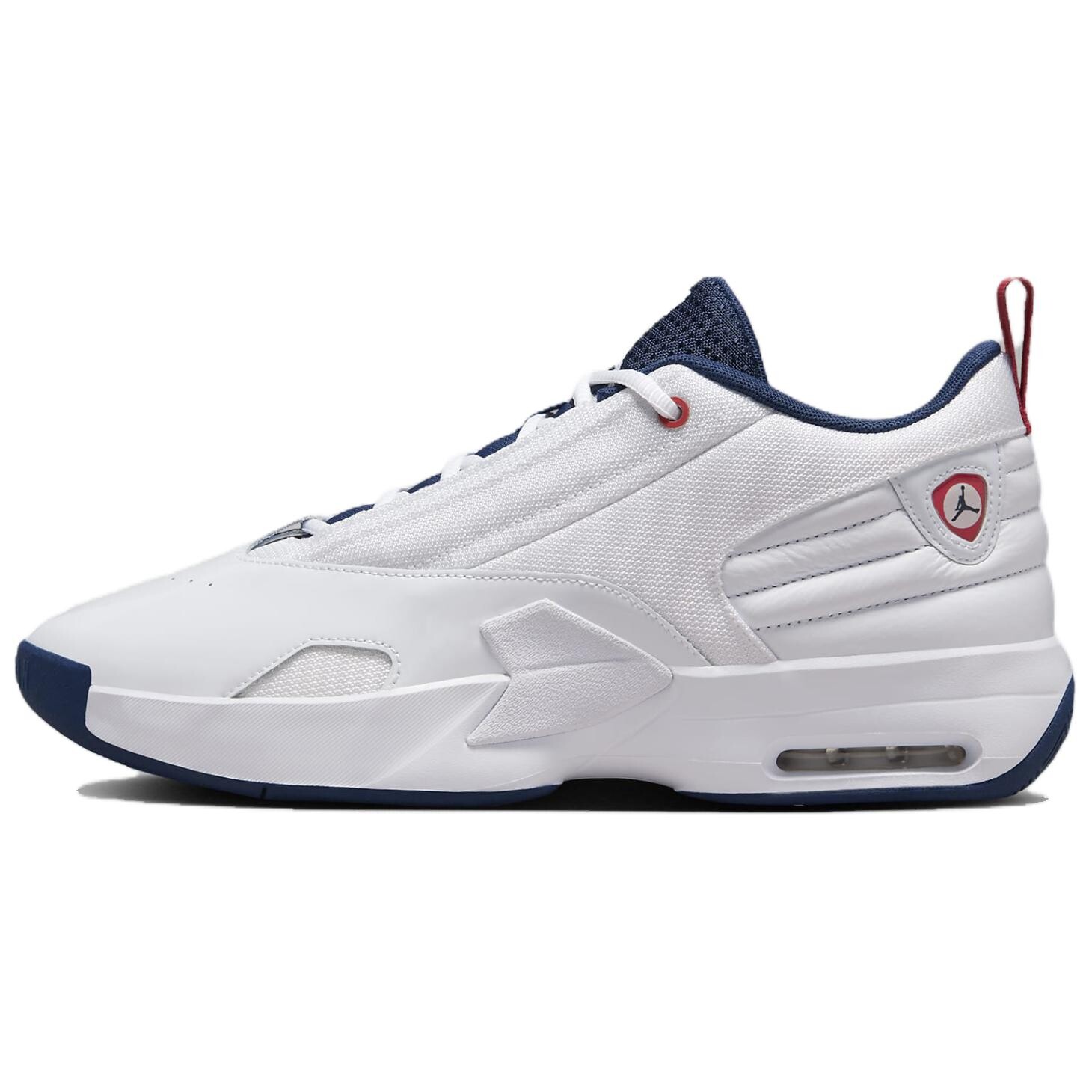 

Кроссовки Jordan Max Aura 6 Lifestyle Shoes Men Low-top White/School Team Red/Midnight Navy Blue, красный