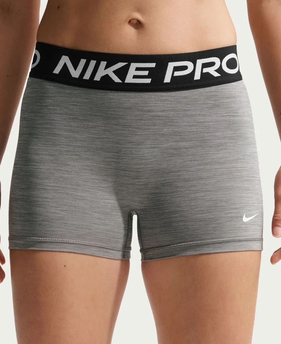 Женские велосипедные шорты со средней посадкой Nike, Smoke Grey Heather/Black/White — фото 2