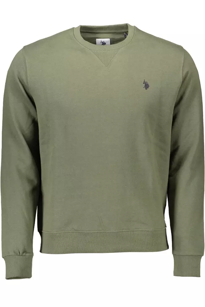 

Зеленый хлопковый мужской свитер U.S. Polo Assn.