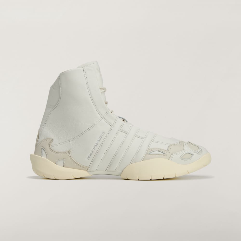 

Высокие кроссовки Adidas Y-3 Regu 2002 Hi, цвет Beige/Alumina/Cream White
