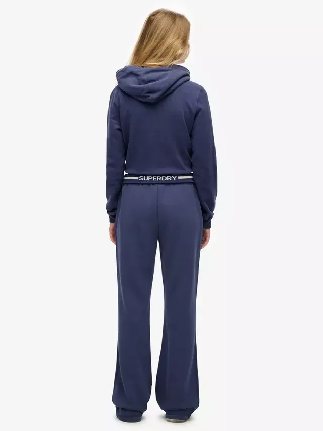 Спортивные брюки Athletic Essentials Logo Low Rise Flare Joggers, цвет Mariner Navy Superdry — фото 2