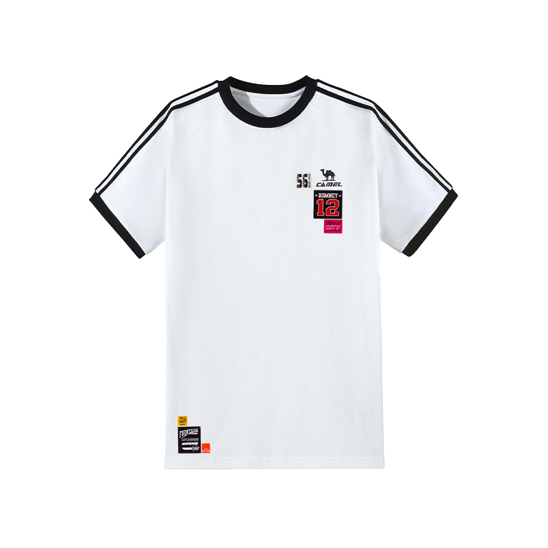 

CAMEL Футболка Unisex White Crew Neck Moderate Heavyweight