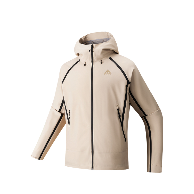 

ANTA Ветровка мужская непромокаемая непродуваемая дышащая, Light Smoke Gray-1