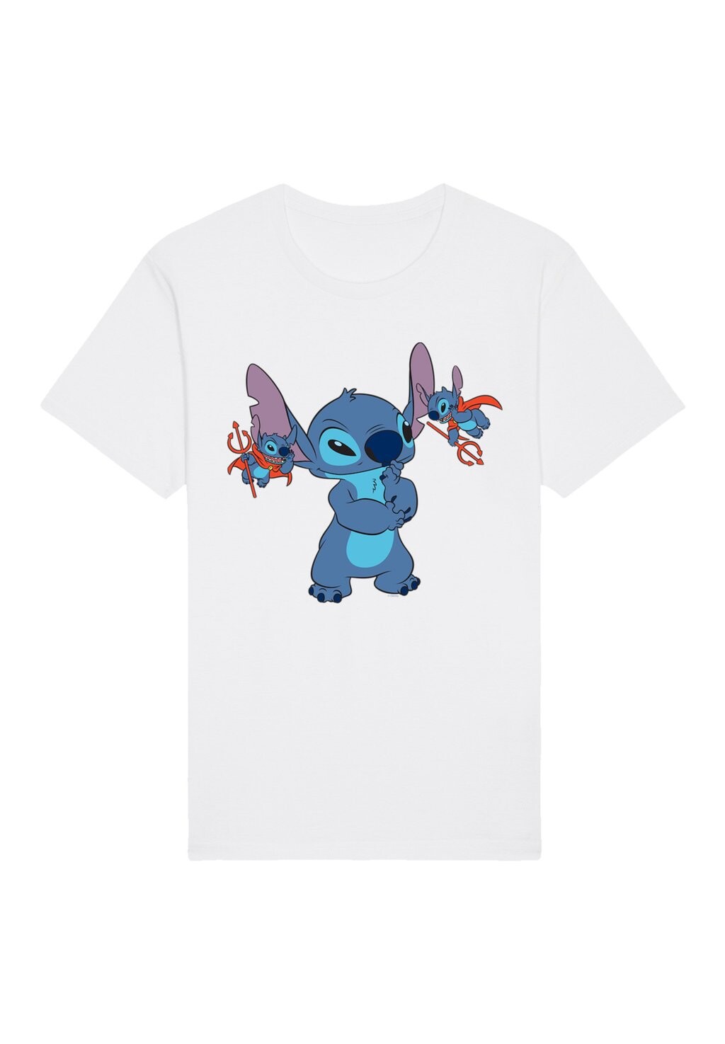 

Футболка с принтом DISNEY LILO UND STITCH LITTLE DEVILS F4NT4STIC, белый