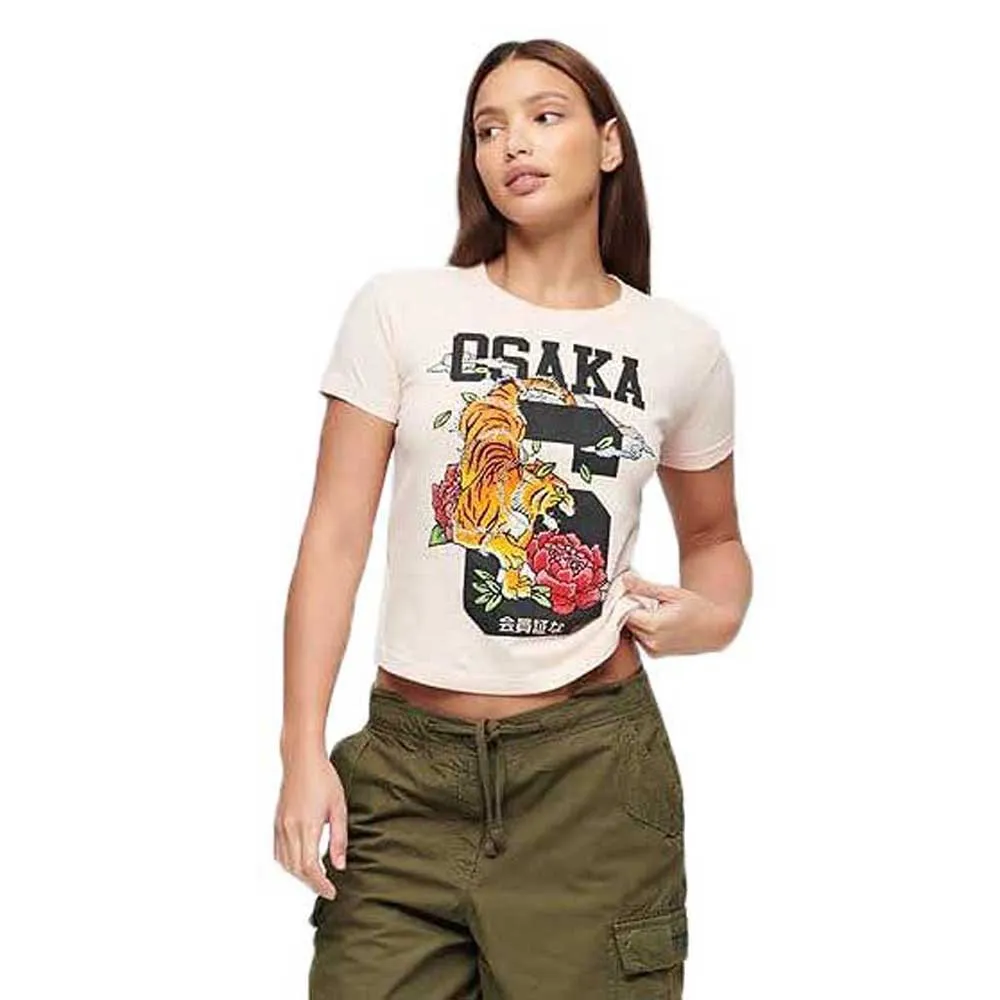 

Футболка Superdry Osaka 6 Narrative 90S, бежевый
