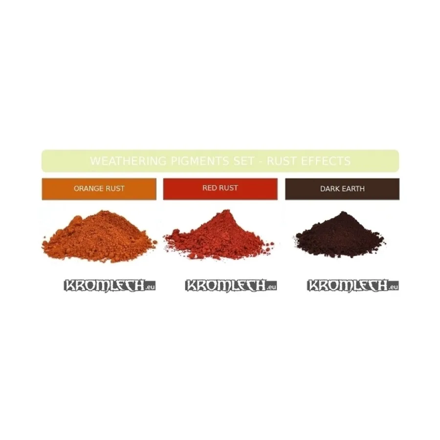 

Набор порошков Weathering Powder - Эффекты ржавчины, Weathering Powders