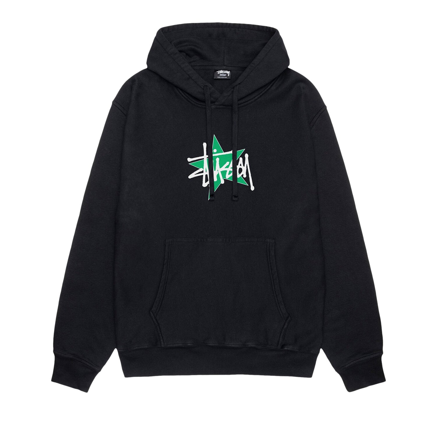 

Худи Stussy Star, пигментированный черный цвет