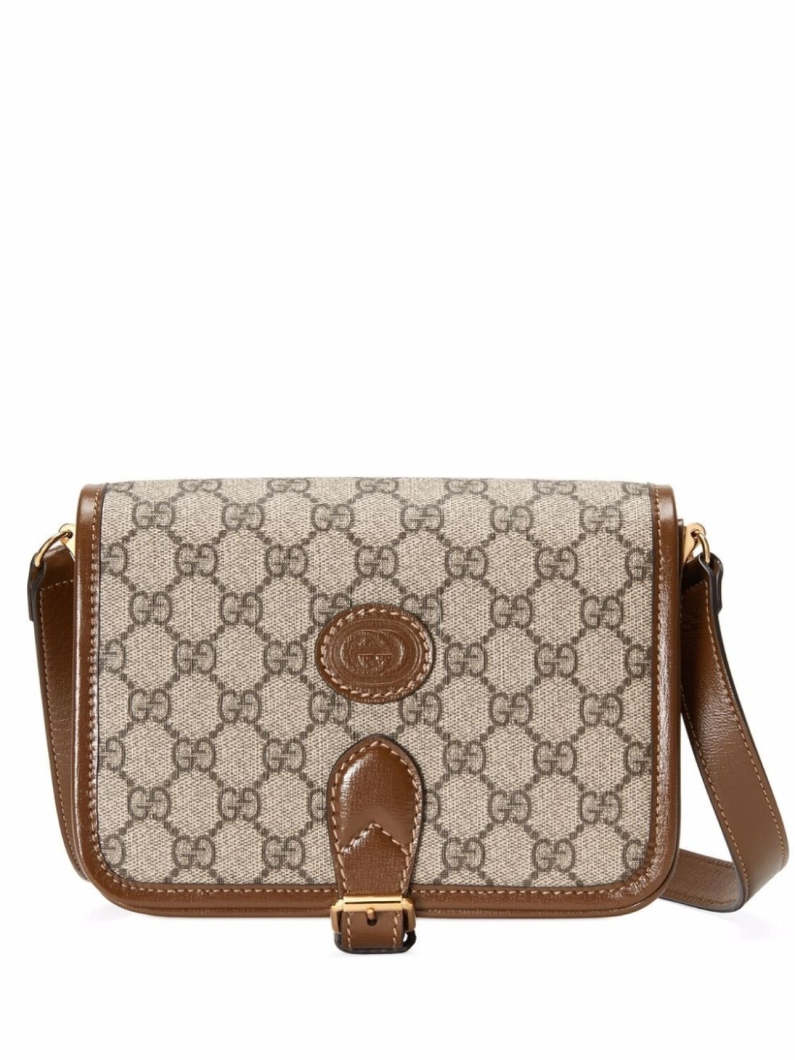 

Gucci сумка на плечо с узором GG, коричневый