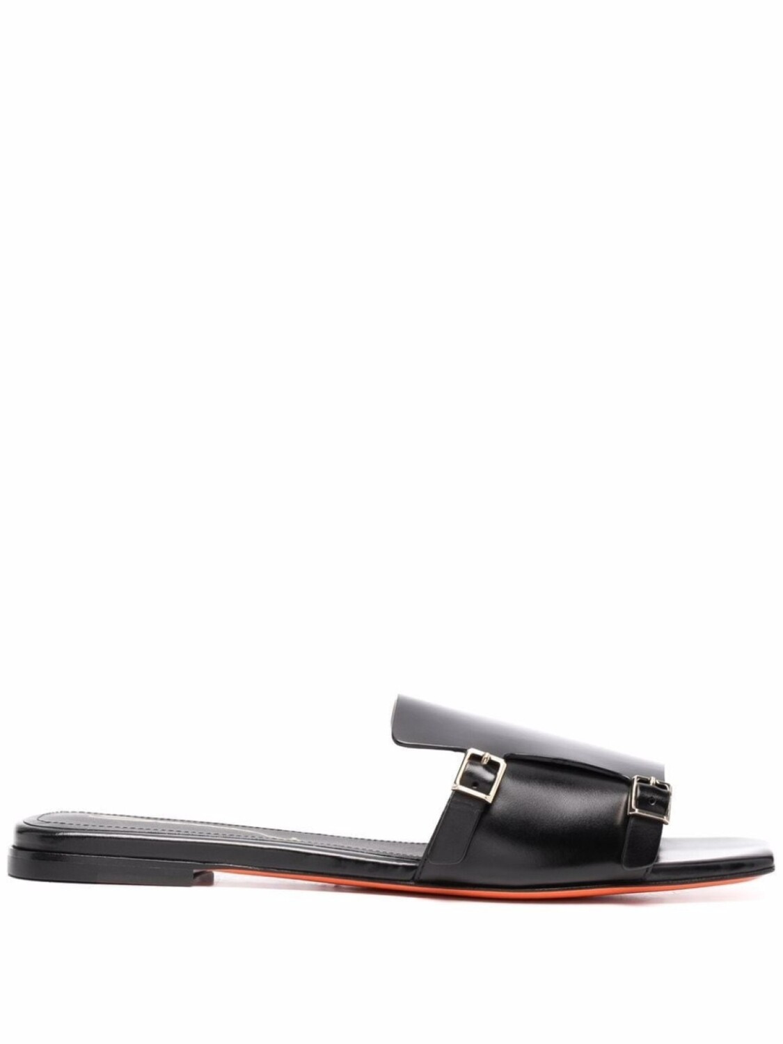 

Santoni сандалии с пряжками, черный