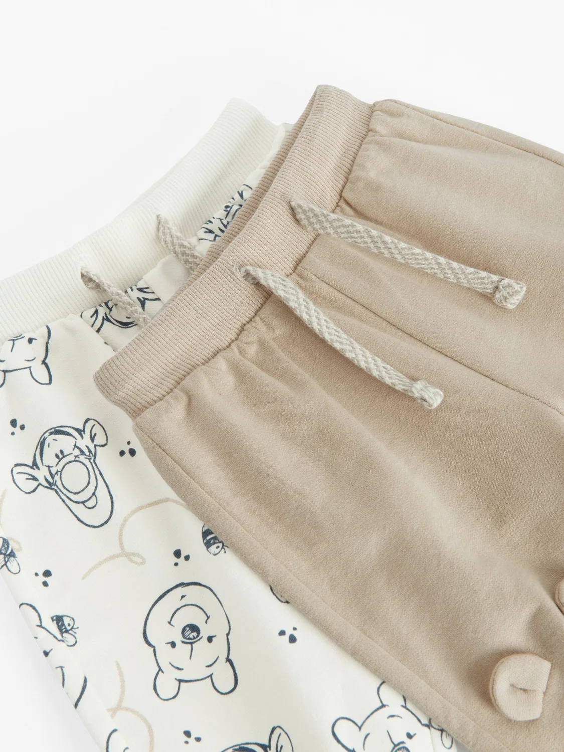 Брюки Cool Club Barrel Pants WINNIE THE POOH в светло-бежевом и темно-бежевом цветах — фото 4