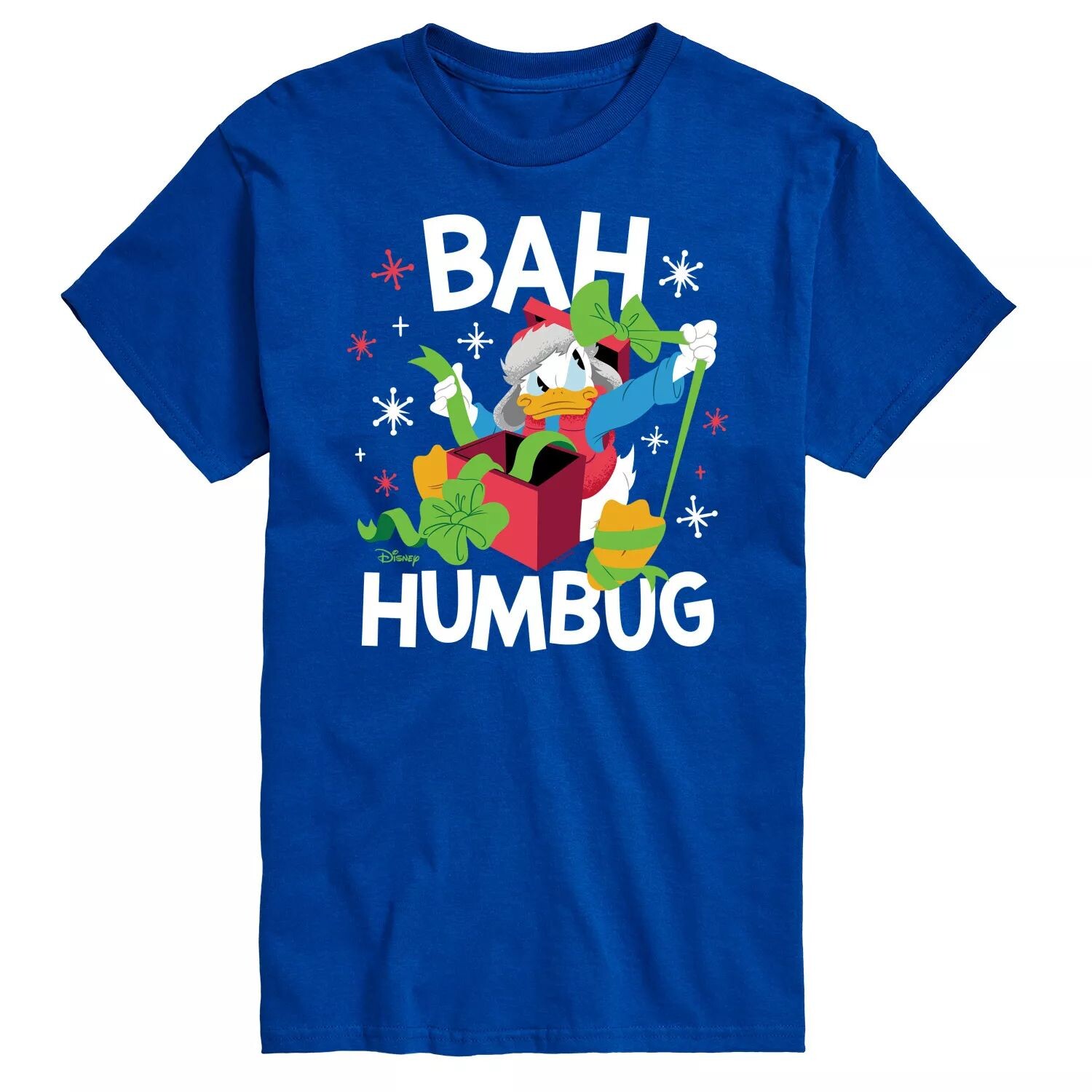 

Футболка's Big & Tall Donald Duck Bah Humbug с цветком Disney, синий
