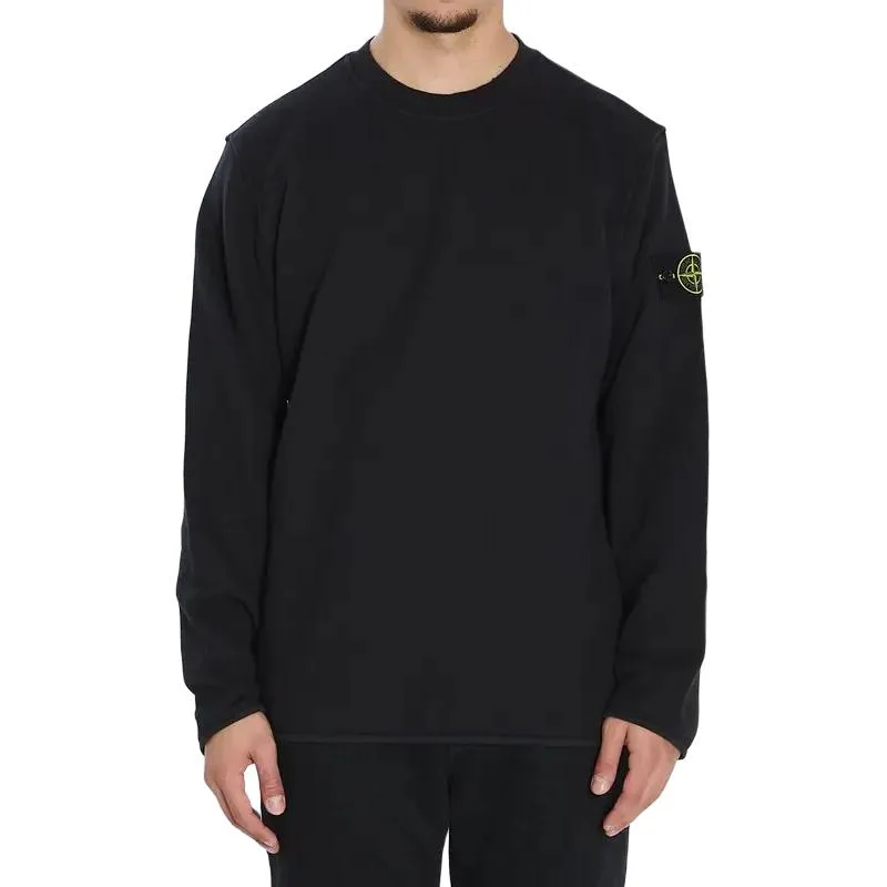 Толстовка с длинным рукавом STONE ISLAND, черный