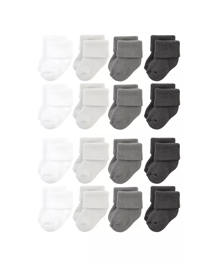 

Махровые носки Hudson Unisex из хлопковой смеси с плюшем для мальчиков Hudson Baby, серый