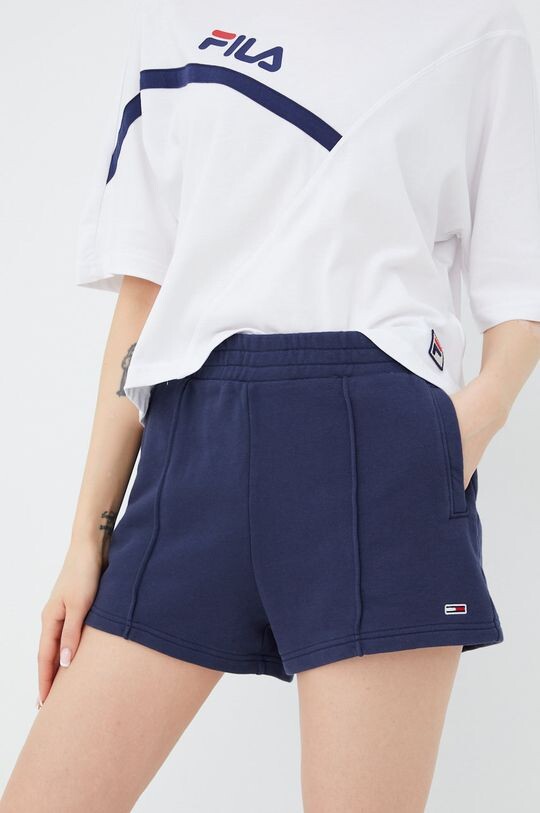 

Хлопковые шорты Tommy Jeans, темно-синий
