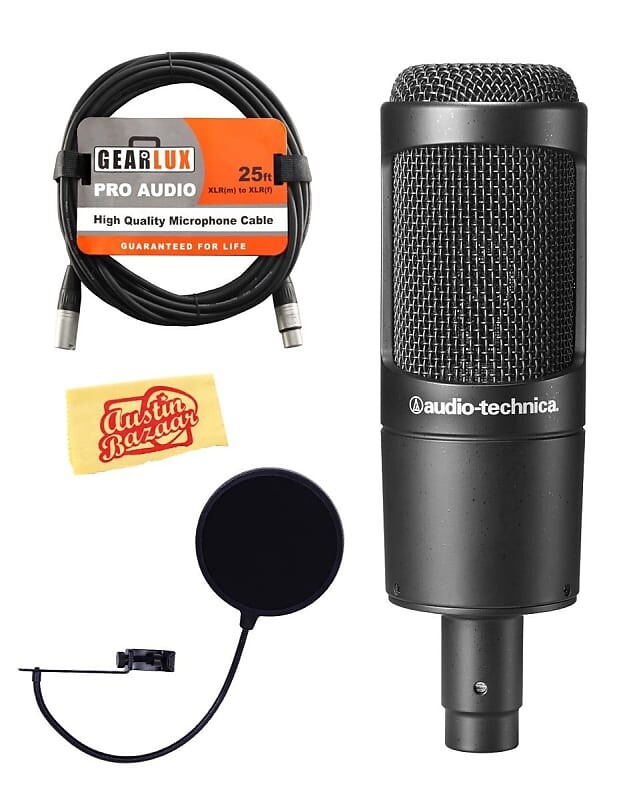 

Конденсаторный микрофон Audio-Technica AT2035 Large Diaphragm Cardioid Condenser Microphone