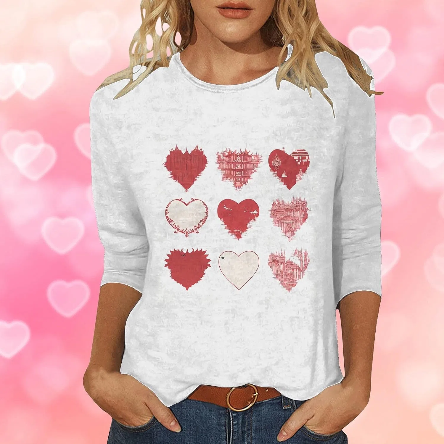 Блуза с коротким рукавом, женская, Casual Beach Tops, темно-синий — фото 2