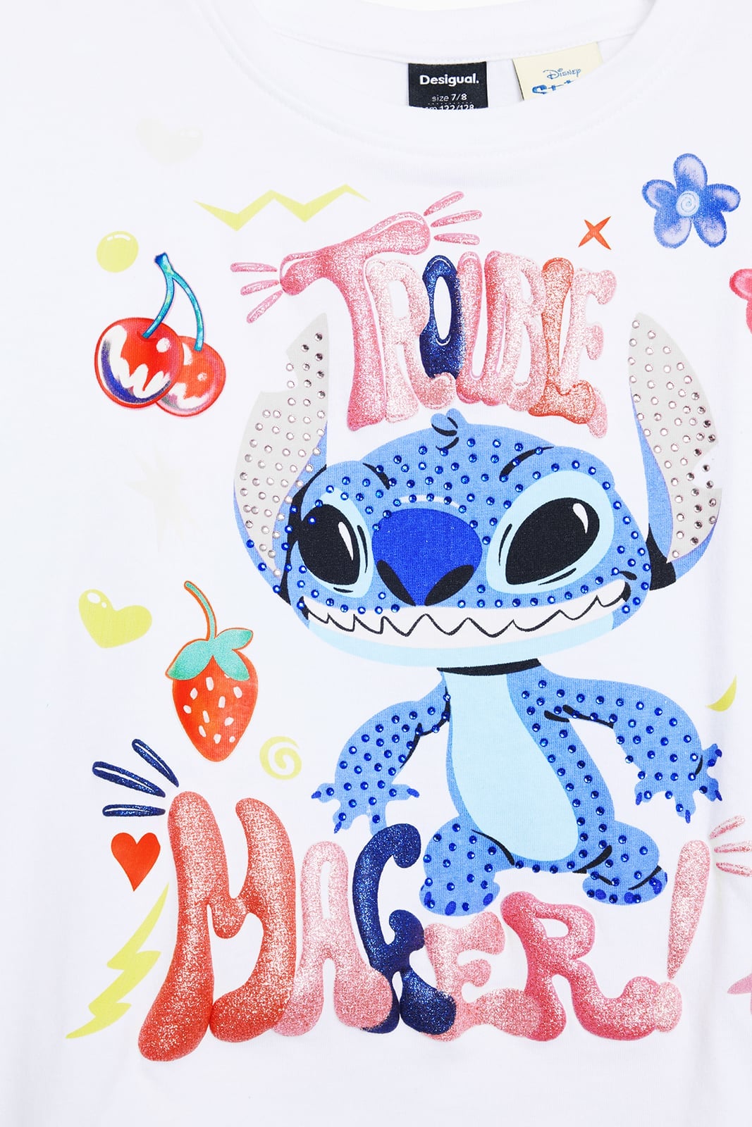Футболка STITCH с коротким рукавом Desigual, White/1000