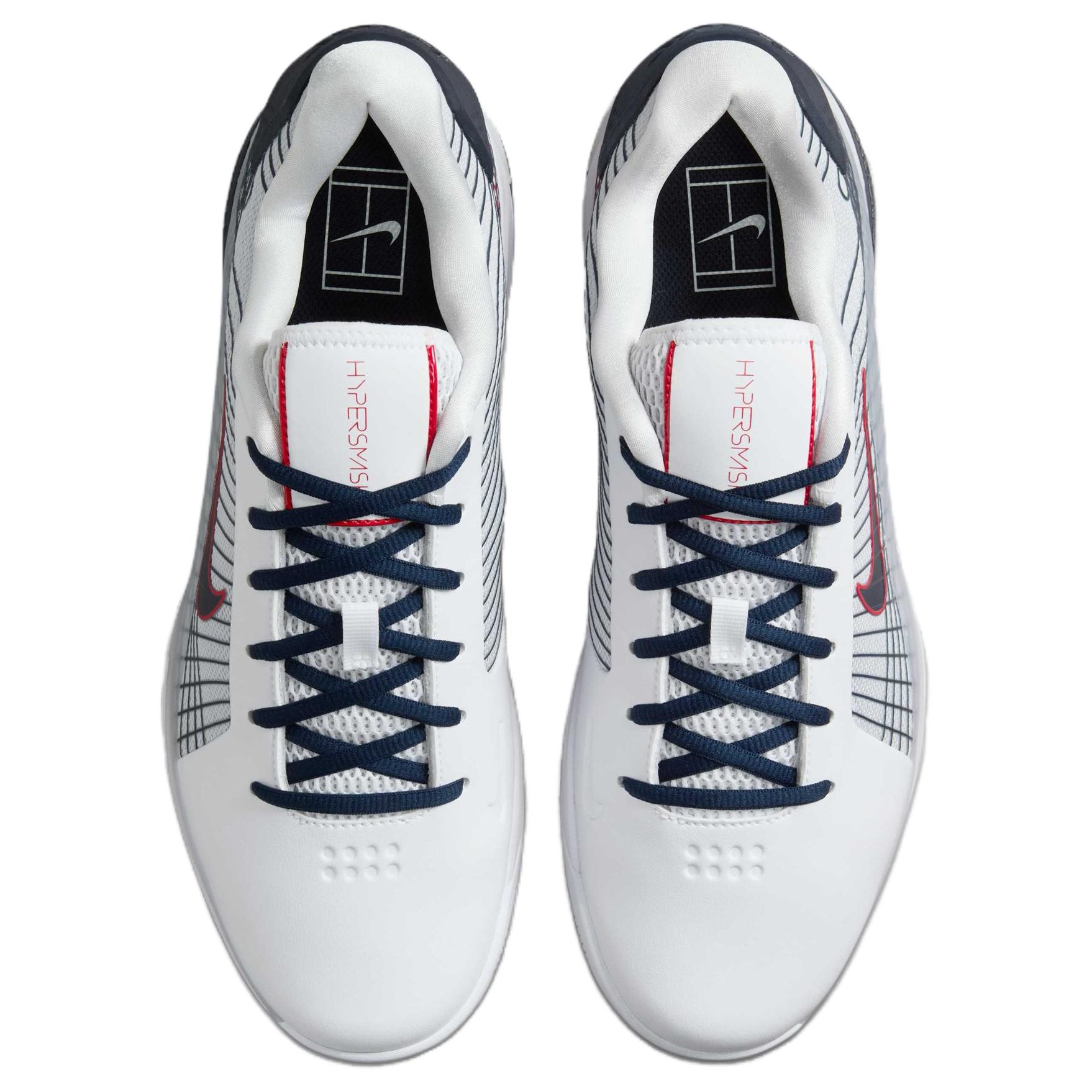 Кроссовки Court Air Zoom Vapor 12 Hypersmash Hc Usa Hyperdunk Nike, белый — фото 4