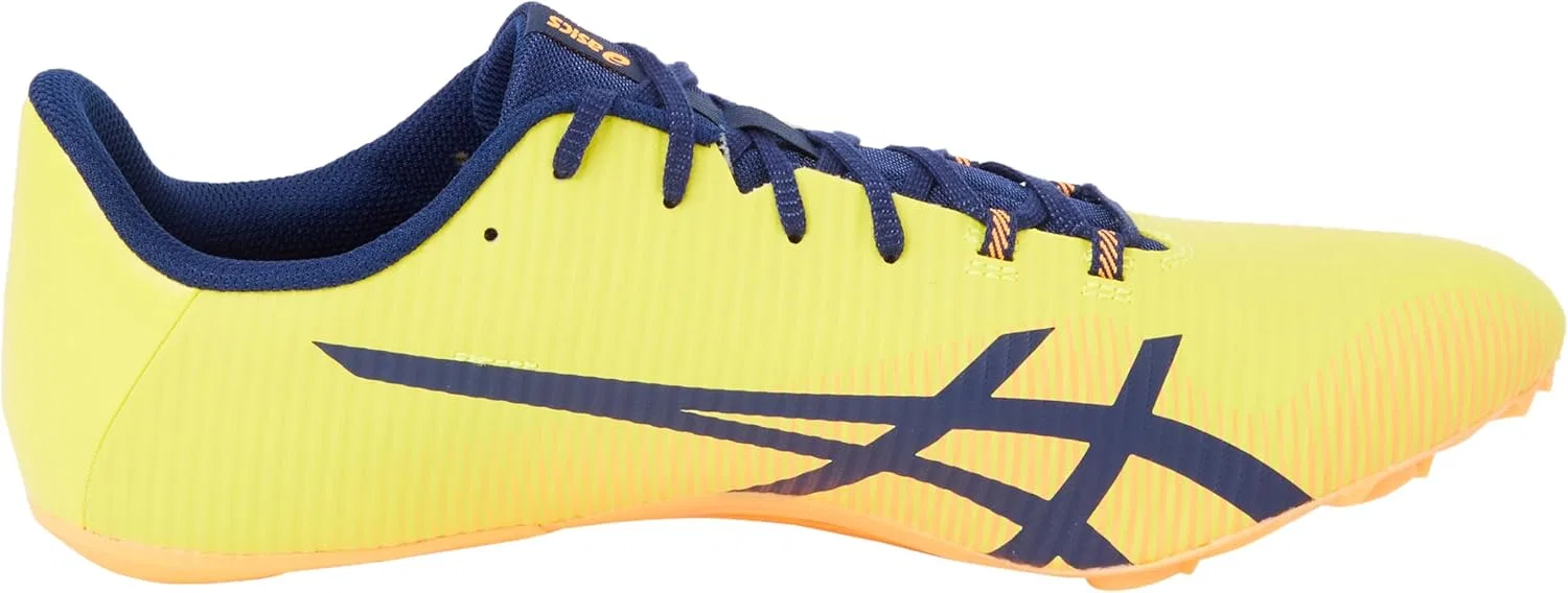 Кроссовки ASICS Herren Hypersprint 8, Bright Yellow Blue Expanse — фото 4